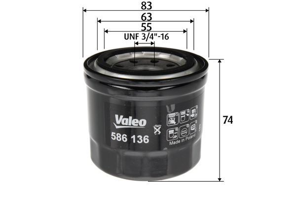 Olejový filter VALEO